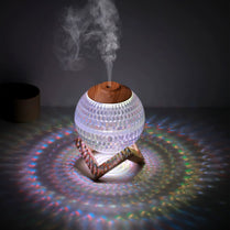 Cross-Border New Colorful Night Lamp Small Household Desk Ultrasonic Heavy Fog Humidifier